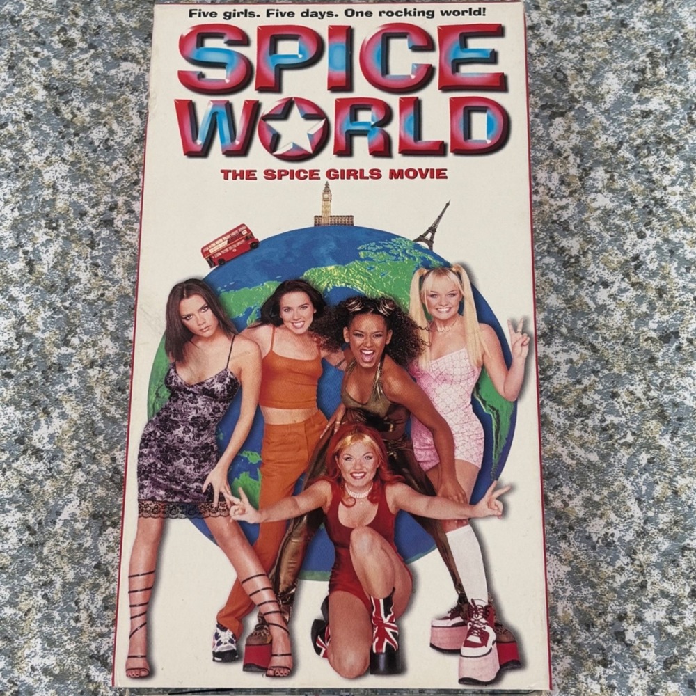 Spice Girls Spice World Movie VHS 1998 Columbia Tristar Vintage 90s Girl Power